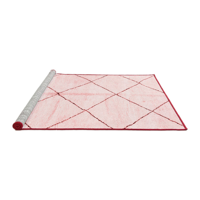 Modern Red Washable Rugs