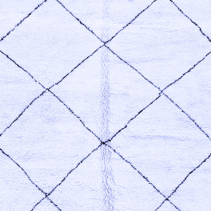 Machine Washable Solid Blue Modern Rug, wshabs2925blu