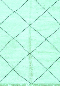 Solid Turquoise Modern Rug, abs2925turq