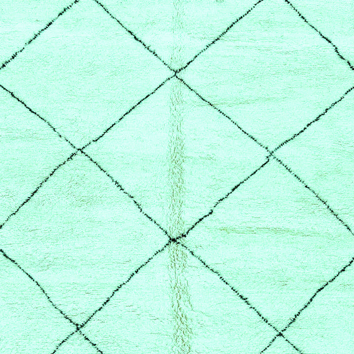 Machine Washable Solid Turquoise Modern Area Rugs, wshabs2925turq