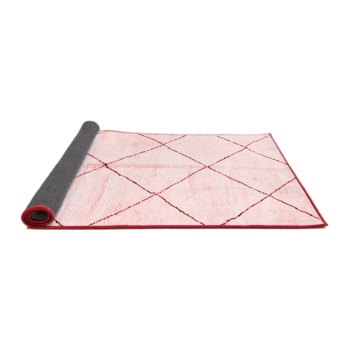 Solid Red Modern Area Rugs