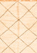 Solid Orange Modern Rug, abs2925org