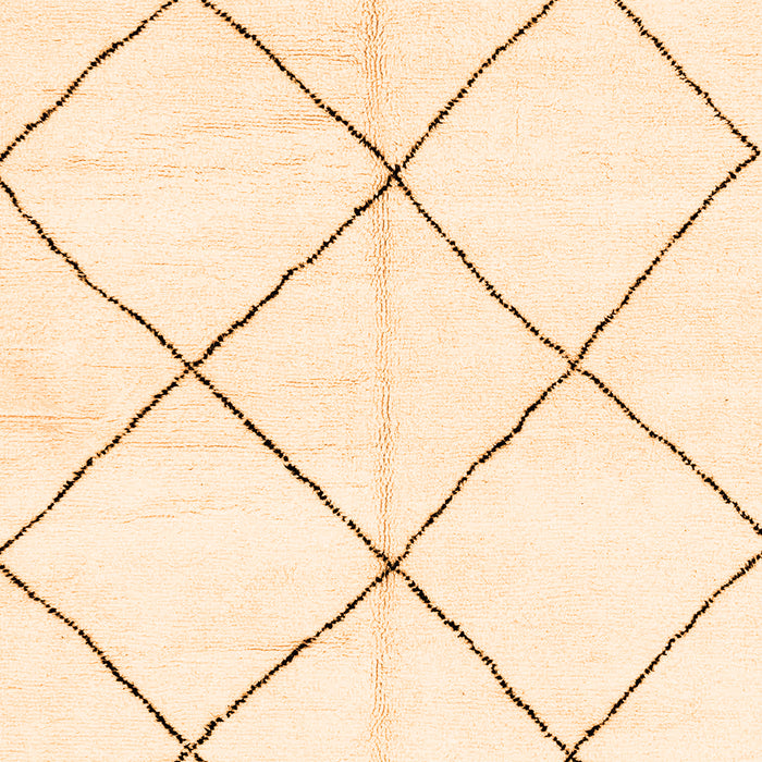 Solid Orange Modern Rug, abs2926org