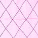 Square Solid Pink Modern Rug, abs2926pnk