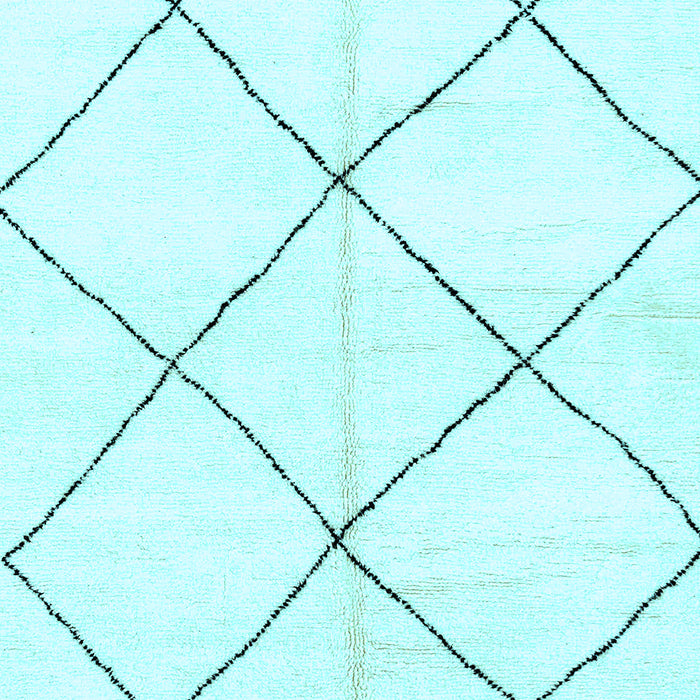 Machine Washable Solid Light Blue Modern Rug, wshabs2926lblu