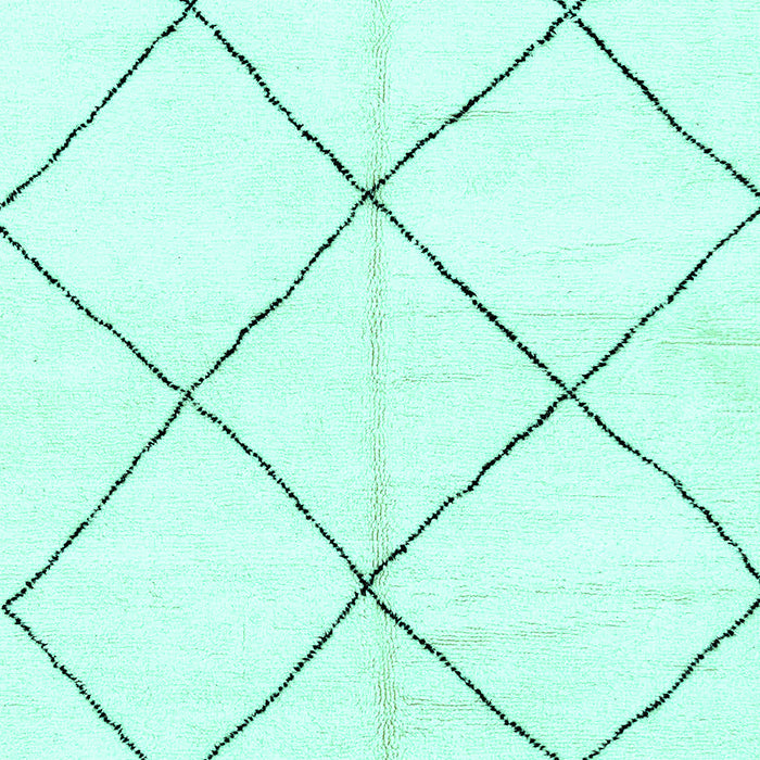 Solid Turquoise Modern Rug, abs2926turq