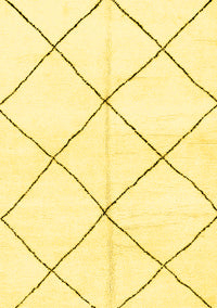 Solid Yellow Modern Rug, abs2926yw