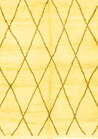 Solid Yellow Modern Rug, abs2927yw