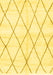 Solid Yellow Modern Rug, abs2927yw