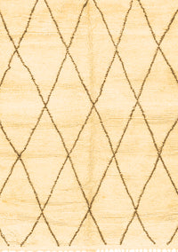 Solid Brown Modern Rug, abs2927brn