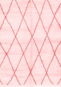 Solid Red Modern Rug, abs2927red