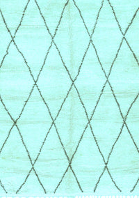 Solid Light Blue Modern Rug, abs2927lblu