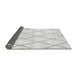 Sideview of Solid Gray Modern Rug, abs2927gry