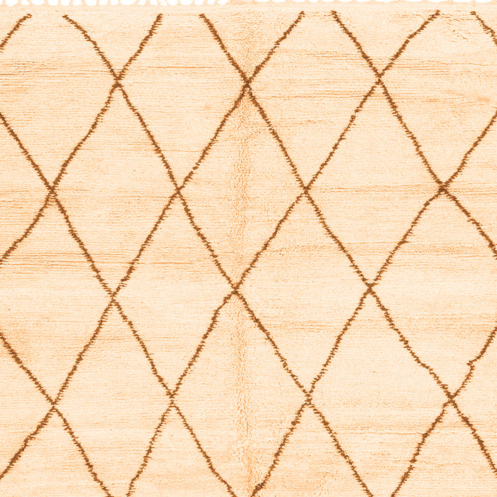 Square Machine Washable Solid Orange Modern Area Rugs, wshabs2927org