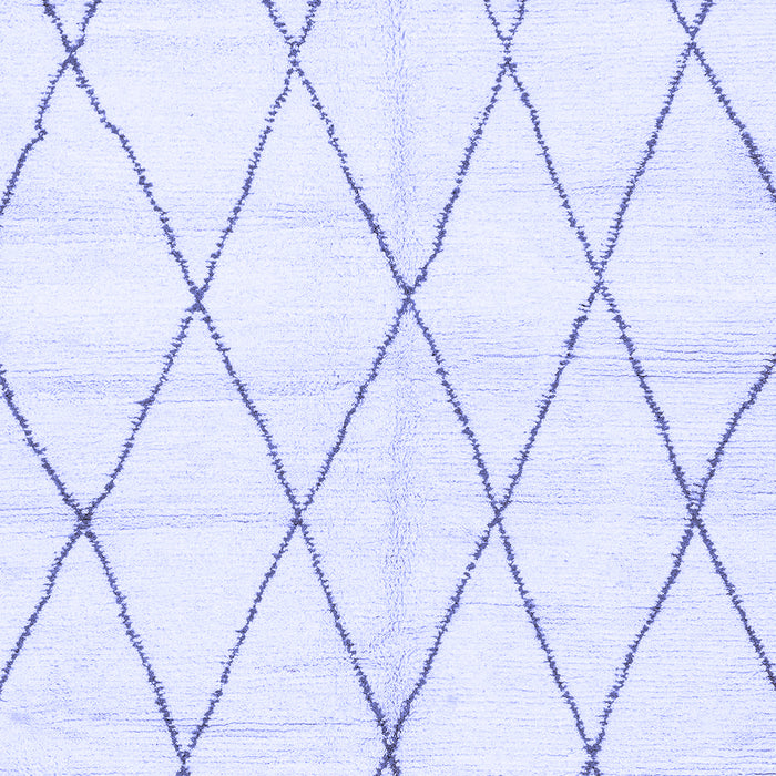 Machine Washable Solid Blue Modern Rug, wshabs2927blu