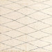 Square Machine Washable Abstract Blanched Almond Beige Rug, wshabs2928