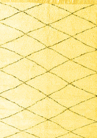 Solid Yellow Modern Rug, abs2928yw