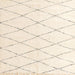 Square Abstract Blanched Almond Beige Solid Rug, abs2928