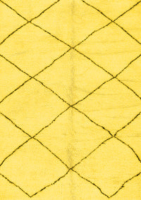 Solid Yellow Modern Rug, abs2929yw