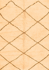 Solid Orange Modern Rug, abs2929org