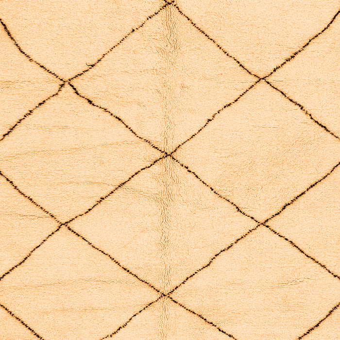 Solid Orange Modern Rug, abs2929org