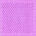 Square Machine Washable Oriental Purple Modern Area Rugs, wshabs292pur