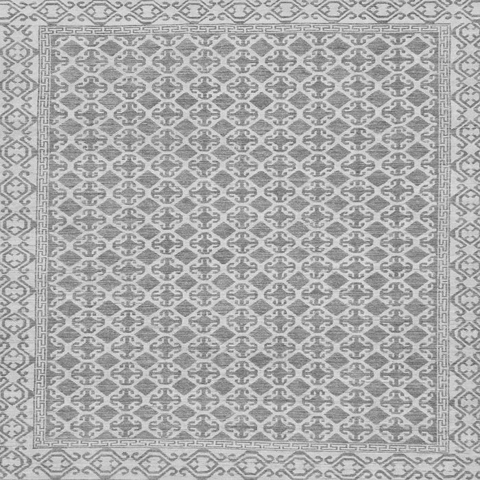 Square Oriental Gray Modern Rug, abs292gry