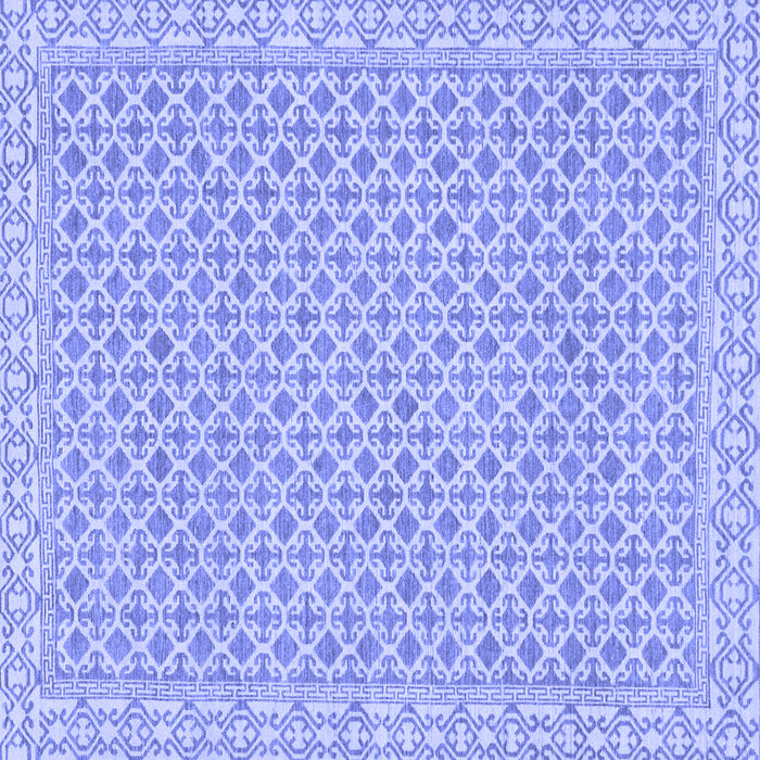 Square Oriental Blue Modern Rug, abs292blu