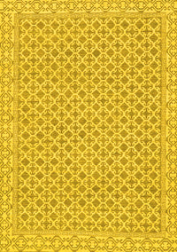 Oriental Yellow Modern Rug, abs292yw