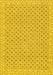 Oriental Yellow Modern Rug, abs292yw