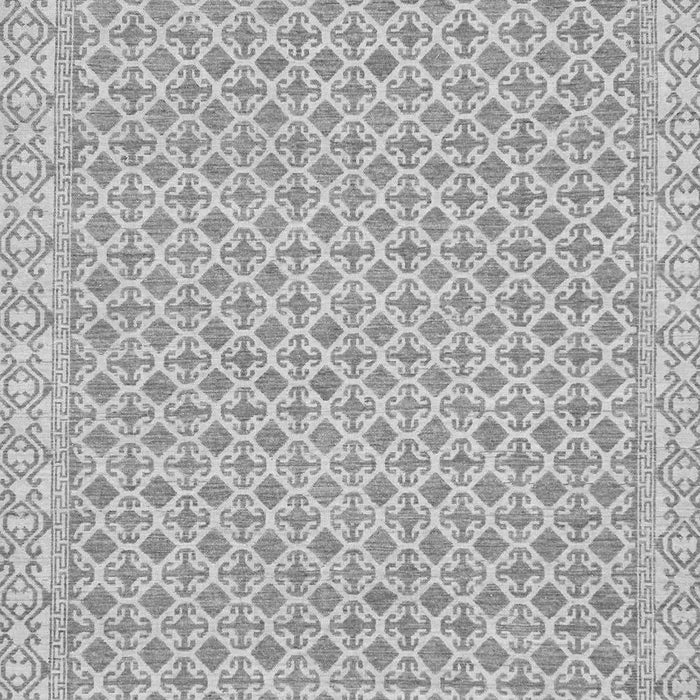 Machine Washable Oriental Gray Modern Rug, wshabs292gry