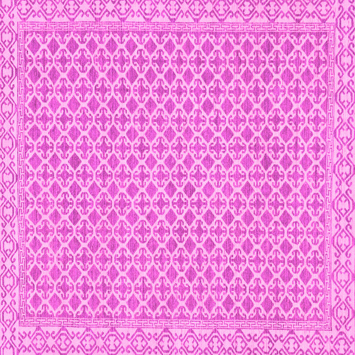 Square Oriental Pink Modern Rug, abs292pnk