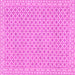 Square Oriental Pink Modern Rug, abs292pnk