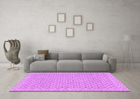 Machine Washable Oriental Purple Modern Rug, wshabs292pur