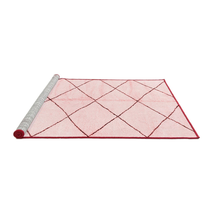Modern Red Washable Rugs