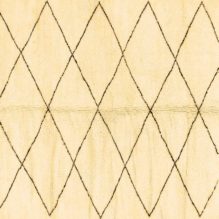 Square Solid Brown Modern Rug, abs2930brn