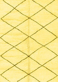 Solid Yellow Modern Rug, abs2930yw