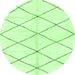 Round Solid Green Modern Rug, abs2930grn