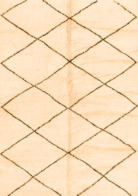 Solid Orange Modern Rug, abs2930org