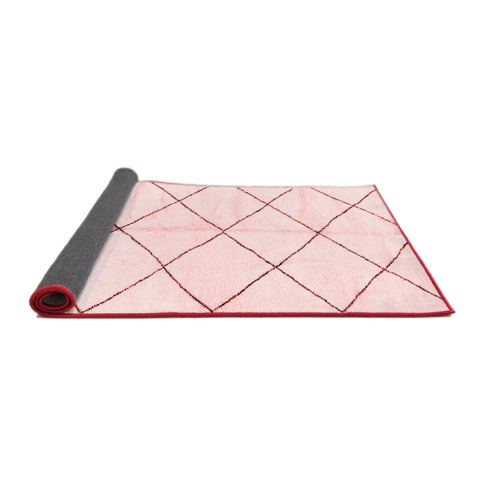 Solid Red Modern Area Rugs