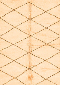 Solid Orange Modern Rug, abs2931org