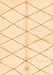 Solid Orange Modern Rug, abs2931org