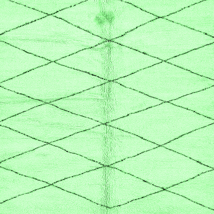 Square Machine Washable Solid Emerald Green Modern Area Rugs, wshabs2931emgrn