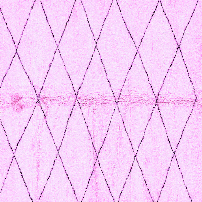 Square Solid Purple Modern Rug, abs2931pur