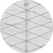 Round Solid Gray Modern Rug, abs2931gry