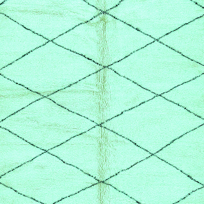 Machine Washable Solid Turquoise Modern Area Rugs, wshabs2931turq