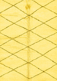 Solid Yellow Modern Rug, abs2931yw