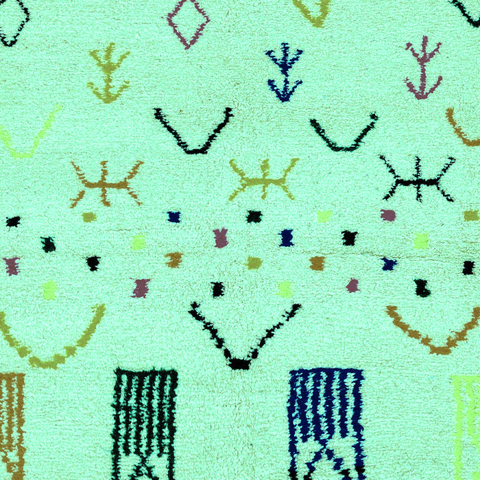 Machine Washable Solid Turquoise Modern Area Rugs, wshabs2932turq