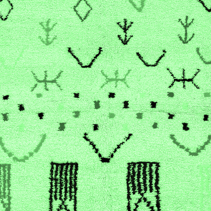 Machine Washable Solid Emerald Green Modern Area Rugs, wshabs2932emgrn