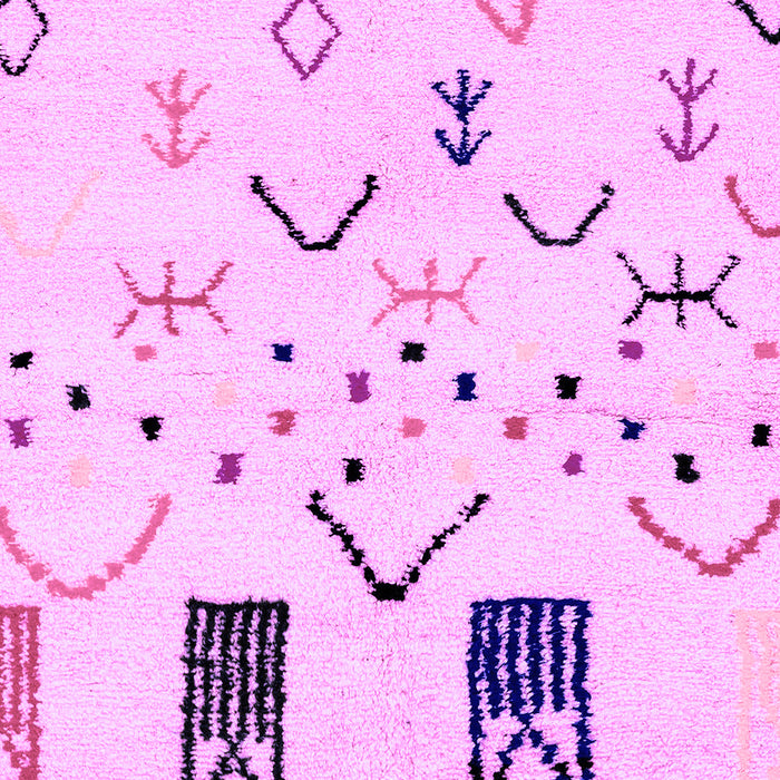 Machine Washable Solid Purple Modern Area Rugs, wshabs2932pur